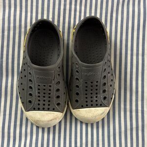 Native Kids Black and White Water Shoes
